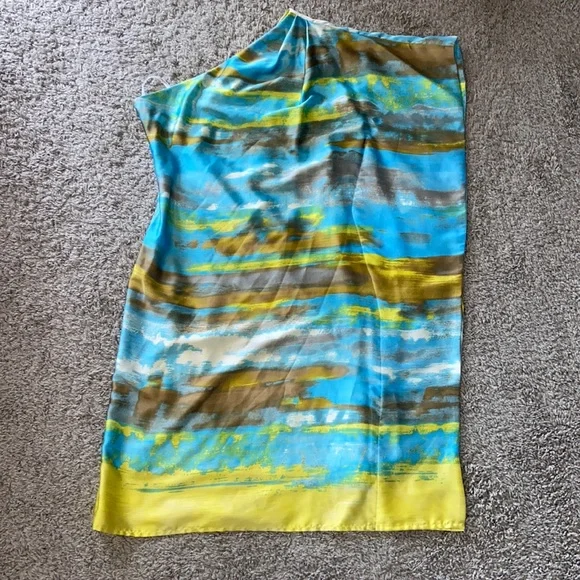 Calvin Klein One-Shoulder Asymmetrical Dress, Size 2 - Picture 4 of 7